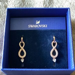 Swarovski Infinity Rose Gold Earrings